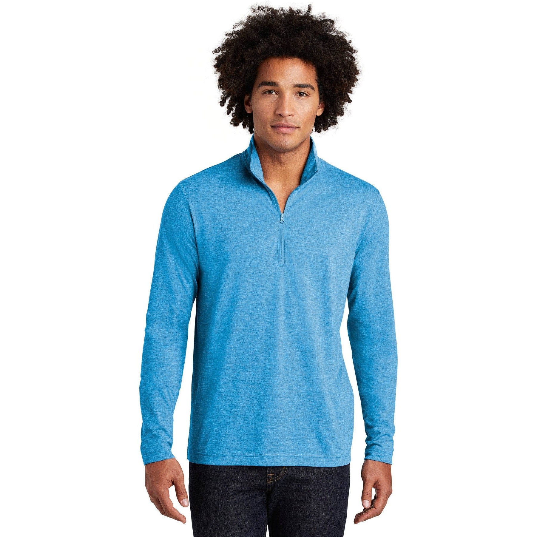 Sport-Tek-Sport-Tek ® PosiCharge ® Tri-Blend Wicking 1/4-Zip Pullover. ST407-MedTech-4